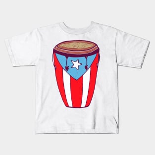 Conga Boricua Kids T-Shirt